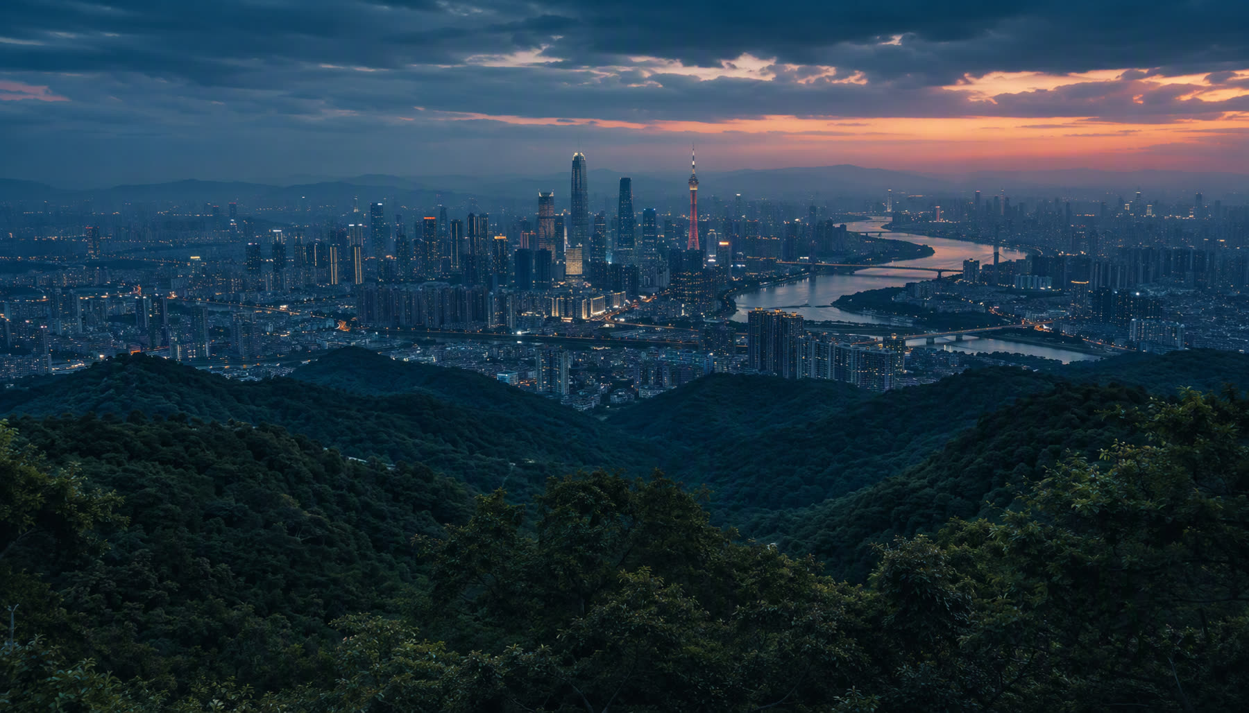 白云山俯瞰